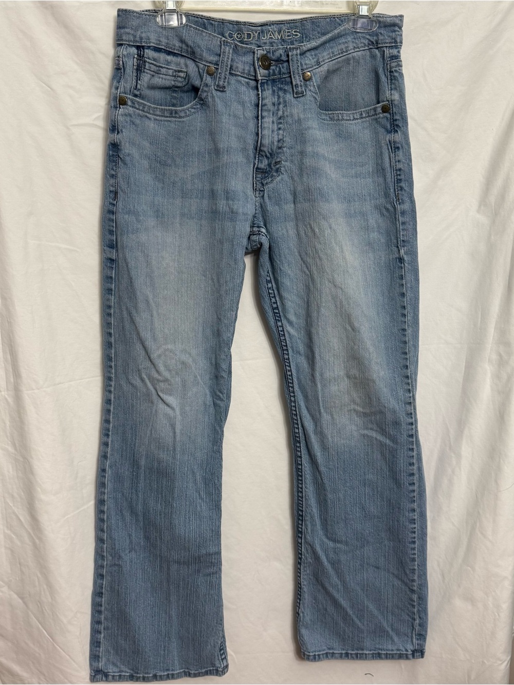 Cody James Men's Light Wash Straight-Leg Jeans, 32 x32